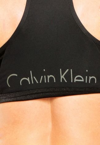 Top Calvin Klein Logo Preto