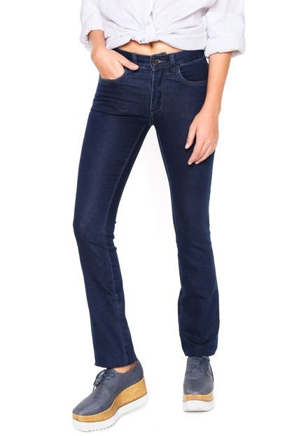 Calça Jeans Calvin Klein Reta Bolso Azul - Marca Calvin Klein