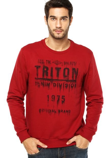 Blusa Triton Vermelha - Marca Triton