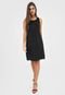 Vestido Queens Paris Curto Ilhoses Preto - Marca Queens Paris