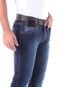 Calça Jeans Skinny Estonada 5 Bolsos Blue Black Traymon 2226 - Marca Traymon
