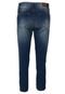 Calça Jeans Zune Skinny Cropped Estonada Azul - Marca Zune