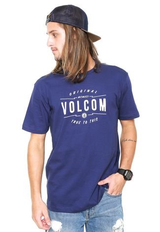 Camiseta Volcom Garage Club Azul