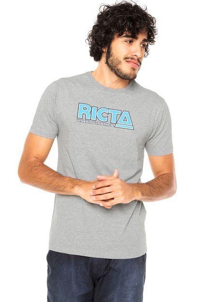 Camiseta Ricta Logo Cinza - Marca Ricta