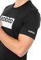 Camiseta adidas Performance Box Grfx Preta - Marca adidas Performance