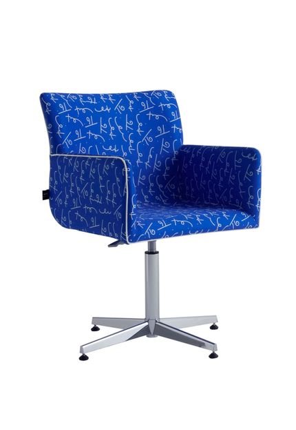 Cadeira Loft Cr Azul Romero Britto DAF - Marca Daf