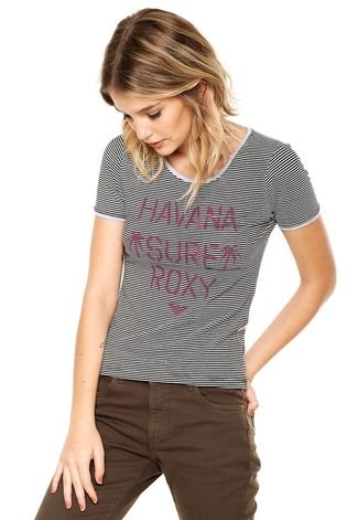 Camiseta Roxy Havana Surf Preta