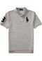 Camisa Polo Polo Ralph Lauren Reta Classic Cinza - Marca Polo Ralph Lauren