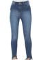 Calça Jeans MOB Skinny Cropped Assimétrica Azul - Marca MOB