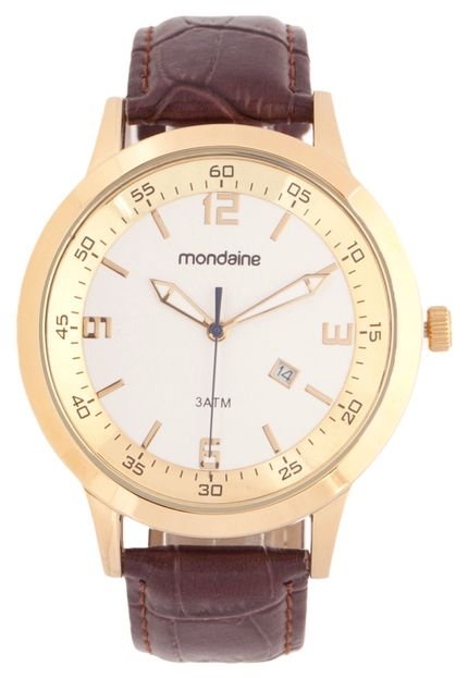 Relógio Mondaine 94790GPMVDH1 Dourado/Marrom - Marca Mondaine
