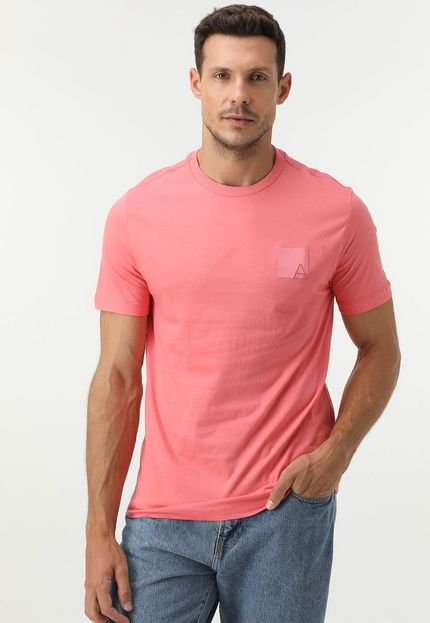 Camiseta Aramis Mini Square Coral - Marca Aramis