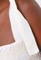 Regata Dress to Lastex Babados Off-White - Marca Dress to