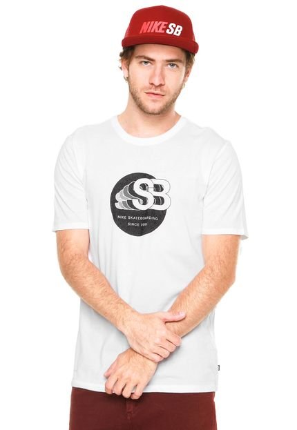 Camiseta Nike SB Dry Fit Ta '17 Branca - Marca Nike SB