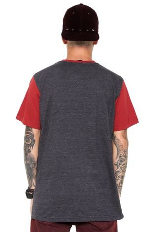 Camiseta New Skate Color Cinza/Preto