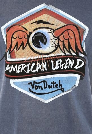 Camiseta Von Dutch American Legend Azul