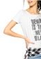 Camiseta Disparate Is The New Branca - Marca Disparate
