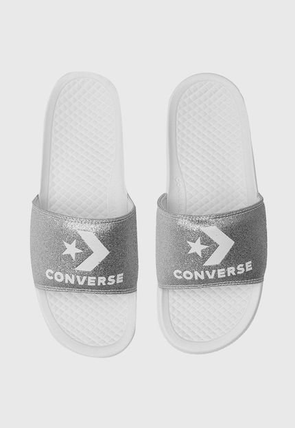 Chinelo Slide Converse All Star Branco - Marca Converse