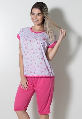 Pijama Linha Noite Pescador Pink
