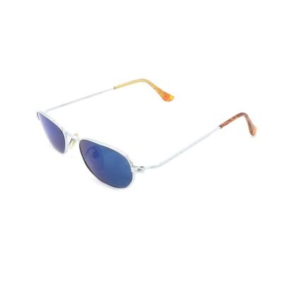 Óculos Solar Prorider Retro Prata com Lente Espelhada Azul - ANDROS - Marca Prorider