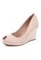 Peep Toe Espadrille Via Marte Clean Nude - Marca Via Marte