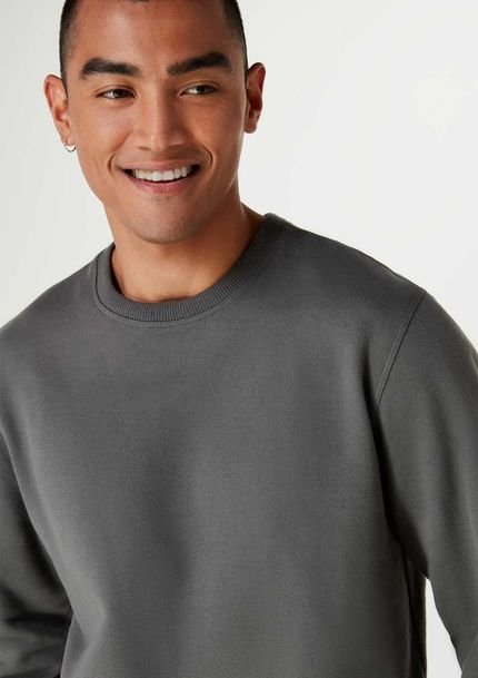 Blusão De Moletom Masculino Básico Em Modelagem Comfort - Marca Hering