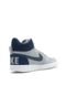 Tênis Nike Court Borough MID Cinza/Azul-Marinho - Marca Nike Sportswear
