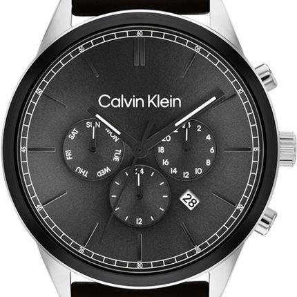 Relógio Calvin Klein Infinite Masculino Couro Preto - 25200379 - Marca Calvin Klein