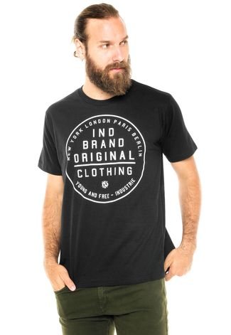 Camiseta Industrie Ind Brand Original Preto