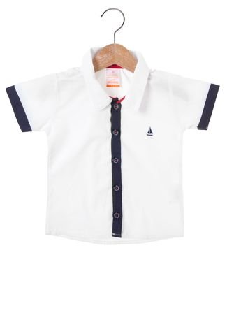 Camisa Marisol Veleiro Infantil Branca