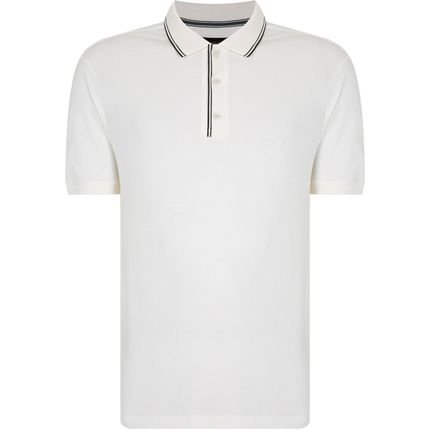 Camisa Polo Individual Crepe In24 Off White Masculino - Marca Individual