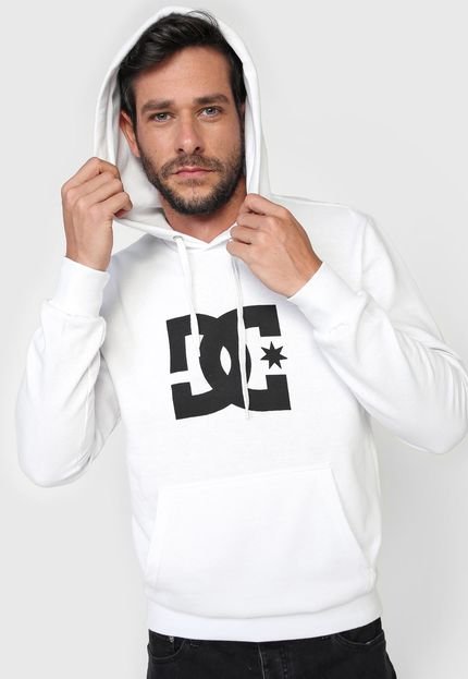 Moletom Flanelado Fechado DC Shoes Bas Star Branco - Marca DC Shoes