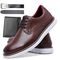 Sapato Oxford Masculino Elegante Confortavel Chocolate   Cinto e Carteira - Marca Yes Basic