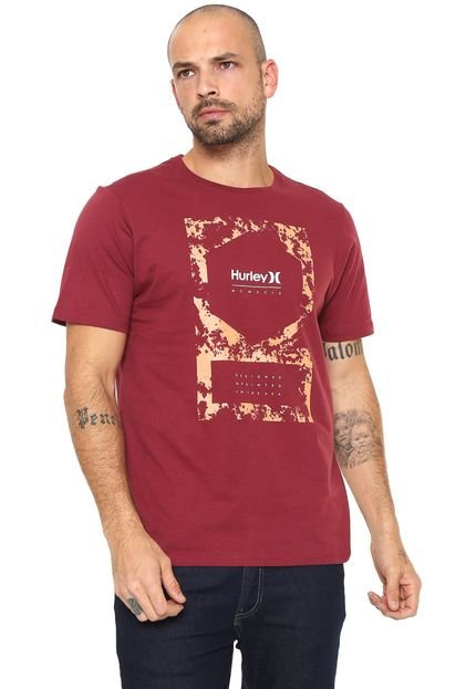 Camiseta Hurley Cornered Vinho - Marca Hurley