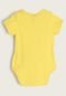 Vestido Infantil Salopete Kyly Sorvete Amarelo - Marca Kyly