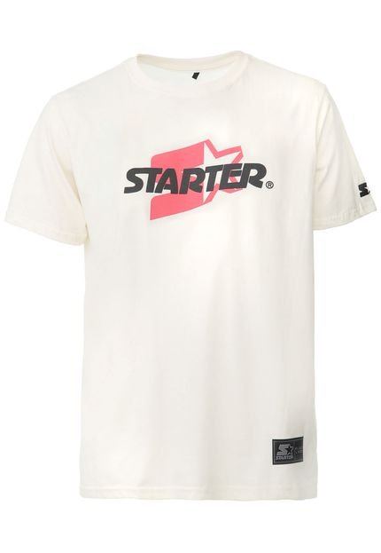 Camiseta Starter Logo Off-White - Marca S Starter