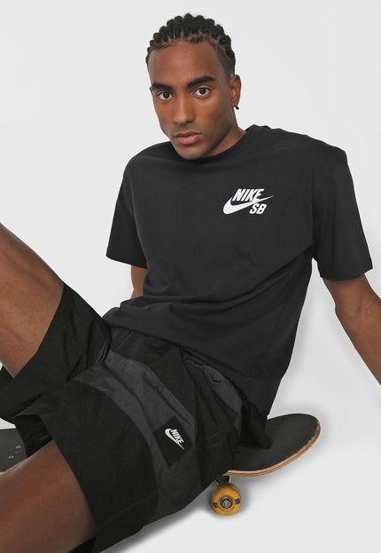 Camiseta Nike SB Logo Preta - Marca Nike SB