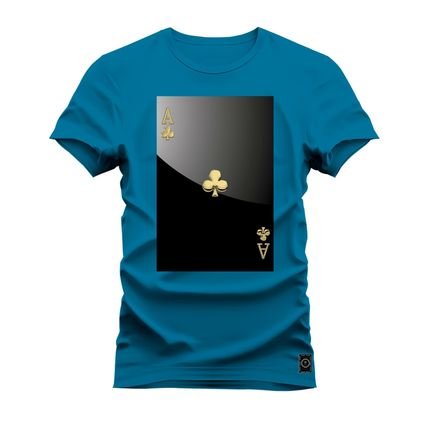 Camiseta Plus Size Estampada Algodão Unissex As Black - Azul - Marca Nexstar