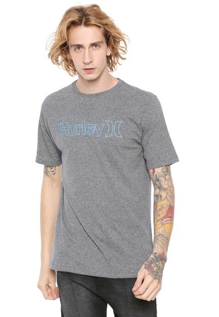 Camiseta Hurley Outline Cinza - Marca Hurley