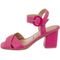 Sandalia Anna Somileve Salto Alto Casual Tiras Conforto Pink - Marca Somileve Calçados