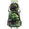 Kit Mochila de Rodinha Luxcel Hulk  Avengers - 39582  Verde - Marca Luxcel