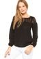 Blusa Doce Trama Camila Preta - Marca Doce Trama