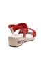 Sandália Comfortflex Amortecedor Vermelha - Marca Comfortflex