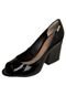 Peep Toe Dumond Preto - Marca Dumond