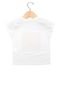 Blusa Calvin Klein Kids Manga Curta Menina Branco - Marca Calvin Klein Kids