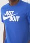 Camiseta Nike Sportswear Nsw Just Do It Azul - Marca Nike Sportswear