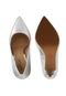 Scarpin DAFITI SHOES Bico Fino Prata - Marca DAFITI SHOES