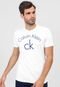 Camiseta Calvin Klein Lettering Branca - Marca Calvin Klein