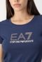 Camiseta EA7 Logo Azul-Marinho - Marca EA7