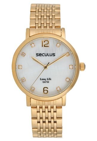 Relógio Seculus 28814LPSVDA1 Dourado
