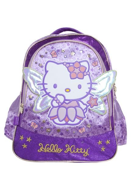 Mochila Hello Kitty Fada Roxa - Marca PCF